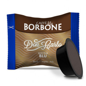 Don Carlo caffè Borbone miscela BLU compatibile Lavazza A Modo Mio 100 Capsule