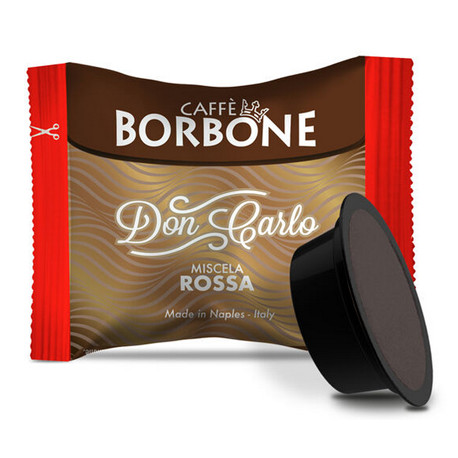 Borbone Don Carlo Caffè Miscela Rossa 100 Capsule compatibili Lavazza A Modo Mio